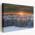 Large canvas print of a European cityscape in muted earth tones, suitable for kitchen wall art.