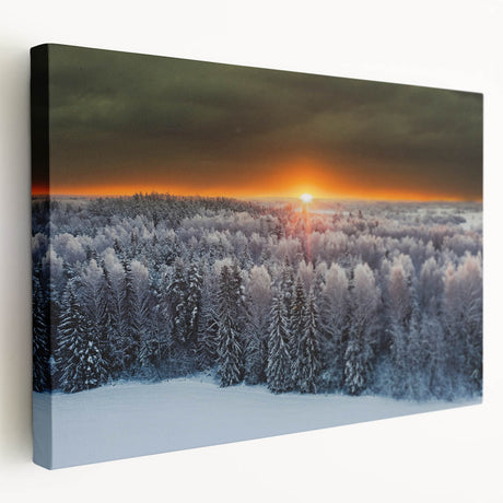 Large canvas print of a European cityscape in muted earth tones, suitable for kitchen wall art.