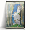 1919 Spring Vogue Cover Print - Floral Fantasy Art Deco Wall Decor