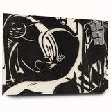 Expressionist Art: Two Mythical Animals - Abstract Expressionism Print