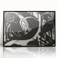 Expressionist Art: Two Mythical Animals - Abstract Expressionism Print