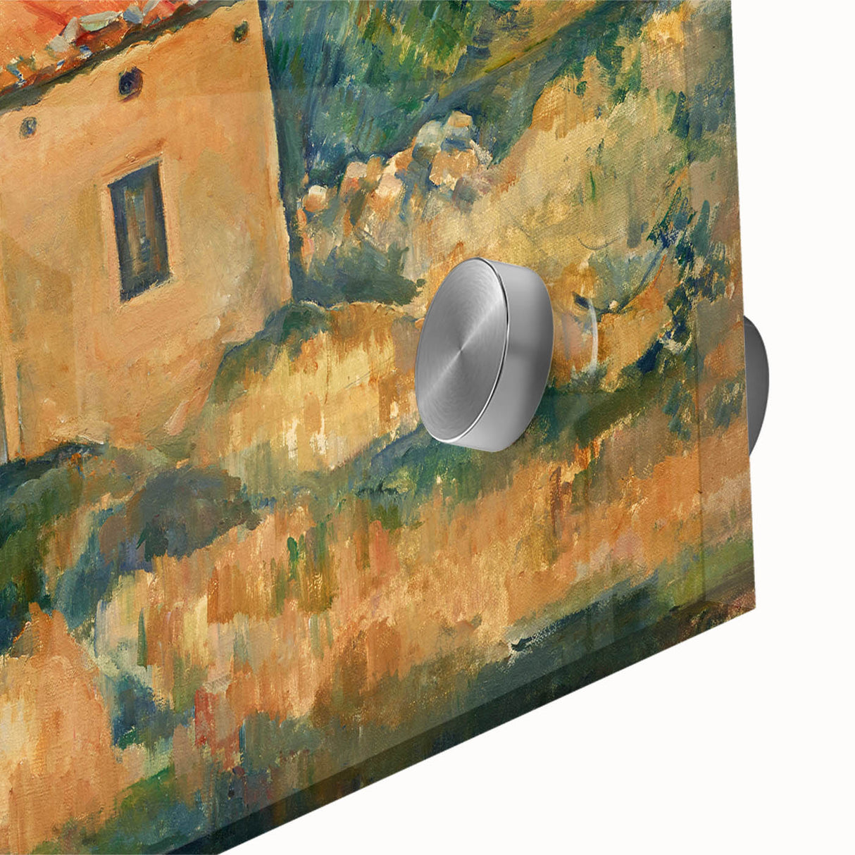 Cézanne Abandoned House Landscape - Impressionist Wall Art Print