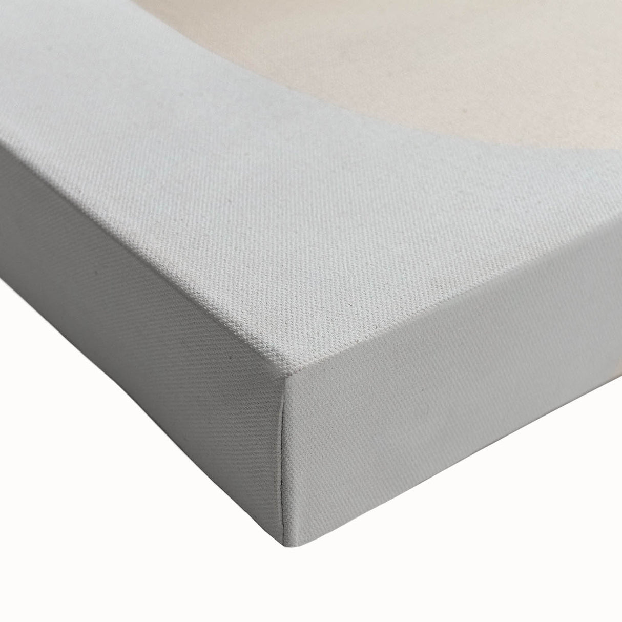 Abstract Art Prints – Beige & Gray Organic Shape Modern Wall Canvas