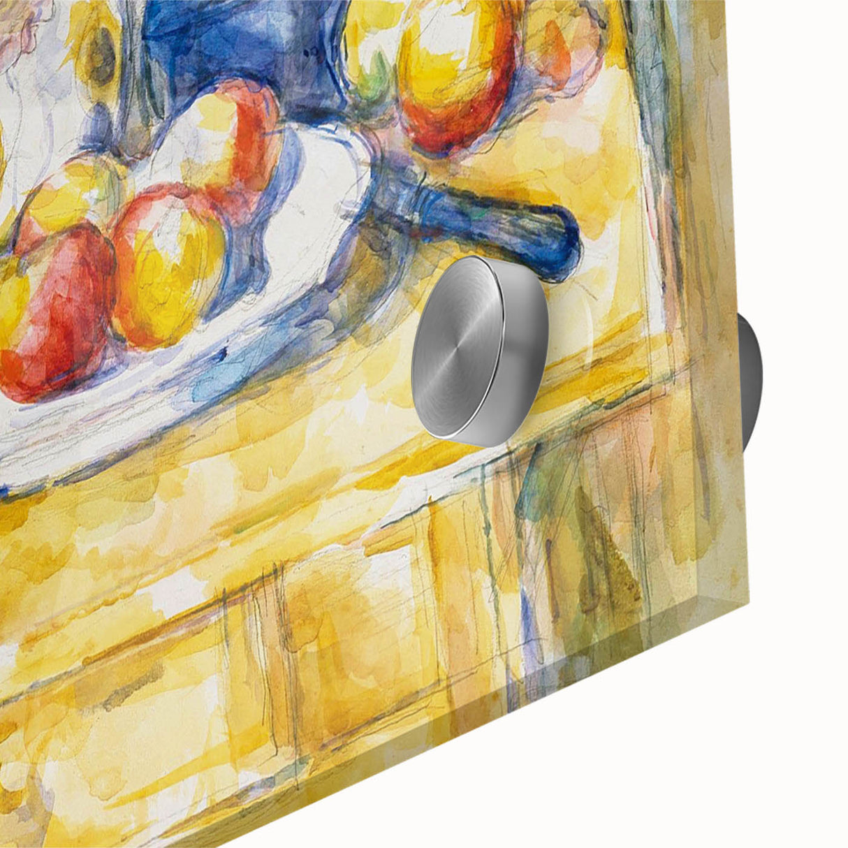Cézanne Apples on a Sideboard - Impressionist Still Life Wall Art