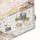 Modern Wall Art - Quilleboeuf by Paul Signac - Serene Harbor Decor