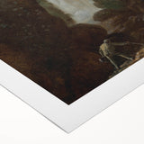 Romanticism Art: Ponte San Rocco by Granet - Landscape Canvas Print