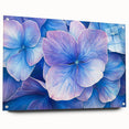 Abstract floral acrylic art piece displayed from the side, showcasing vibrant colors and intricate pin details, ideal for modern home decor and artistic accents.