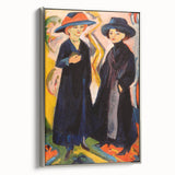 Expressionist Art: Two Women - Vibrant Abstract Expressionism Painting
