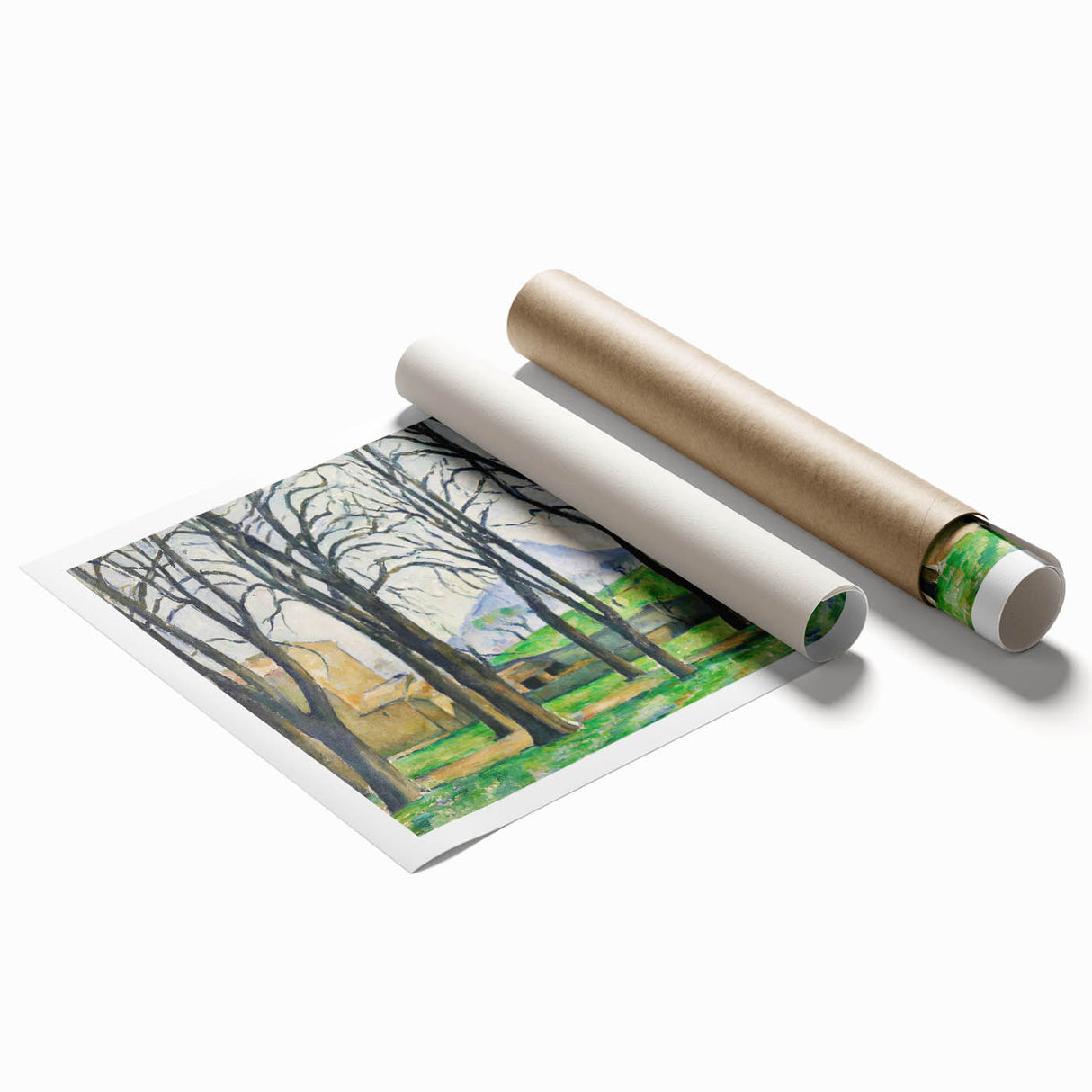 Cézanne Chestnut Trees at Jas de Bouffan - Impressionist Wall Art