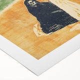 Expressionist Art: Two Women on the Shore - Abstract Expressionism Print