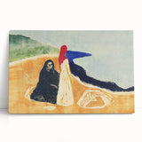 Expressionist Art: Two Women on the Shore - Abstract Expressionism Print
