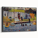Modern Wall Art - The Bathing Hour by William Glackens - Coastal Scene Decor