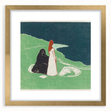 Expressionist Art: Two Women on the Shore - Edvard Munch Painting Print