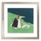 Expressionist Art: Two Women on the Shore - Edvard Munch Painting Print