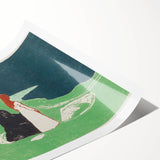 Expressionist Art: Two Women on the Shore - Edvard Munch Painting Print