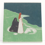 Expressionist Art: Two Women on the Shore - Edvard Munch Painting Print