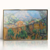 Cézanne Montagne Sainte-Victoire - Impressionist Landscape Print