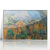 Cézanne Montagne Sainte-Victoire - Impressionist Landscape Print