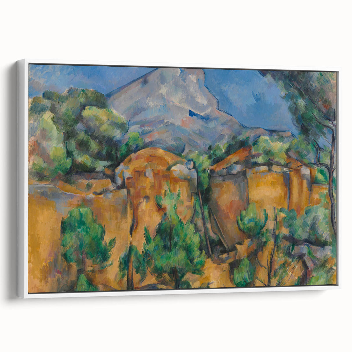 Cézanne Montagne Sainte-Victoire - Impressionist Landscape Print