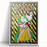 Queen 1977 Chicago Stadium Concert Poster - Thin Lizzy