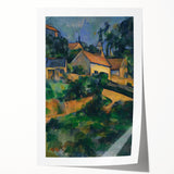 La Route Tournante à Montgeroult - Impressionist Art by Cézanne