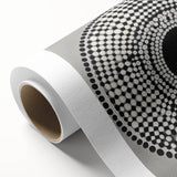 Colorful Abstract Wall Art – Black & White Optical Dot Pattern
