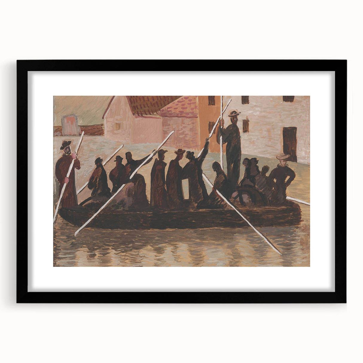 Modern Wall Art - The Flood by Cyprián Majerník - Rustic Nautical Decor
