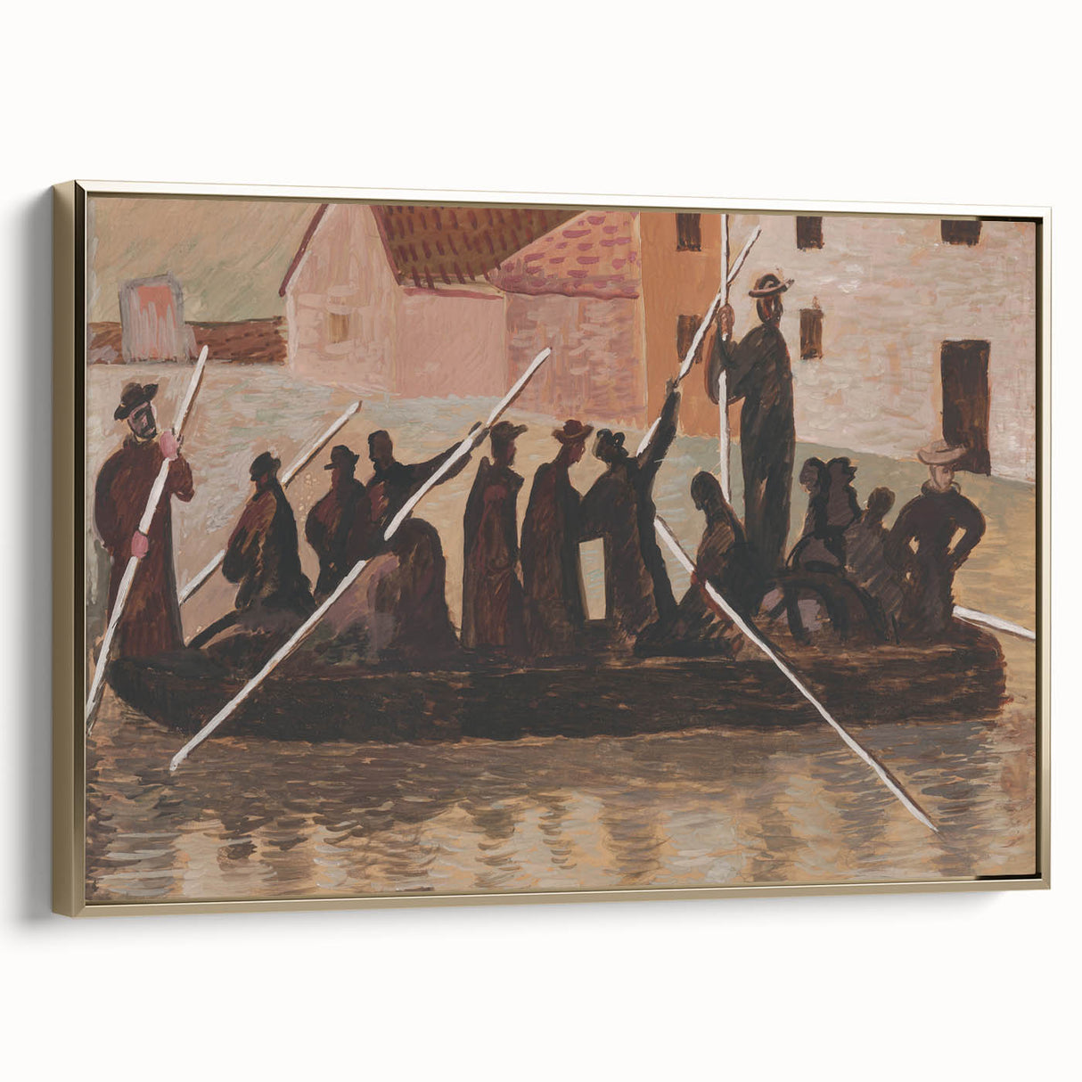 Modern Wall Art - The Flood by Cyprián Majerník - Rustic Nautical Decor