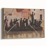 Modern Wall Art - The Flood by Cyprián Majerník - Rustic Nautical Decor