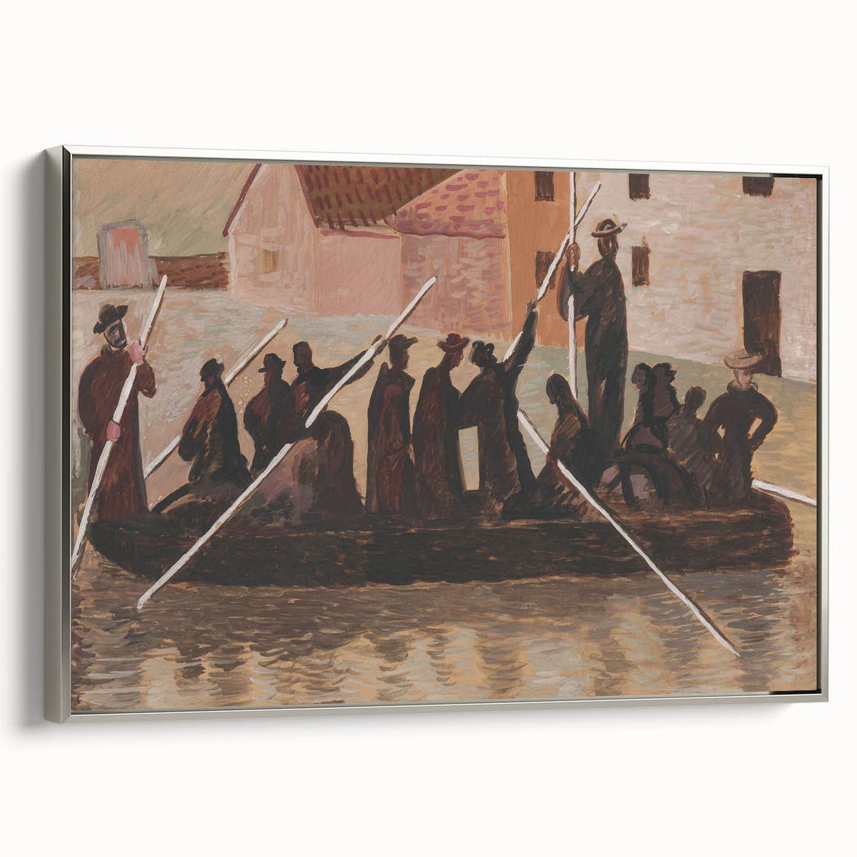 Modern Wall Art - The Flood by Cyprián Majerník - Rustic Nautical Decor