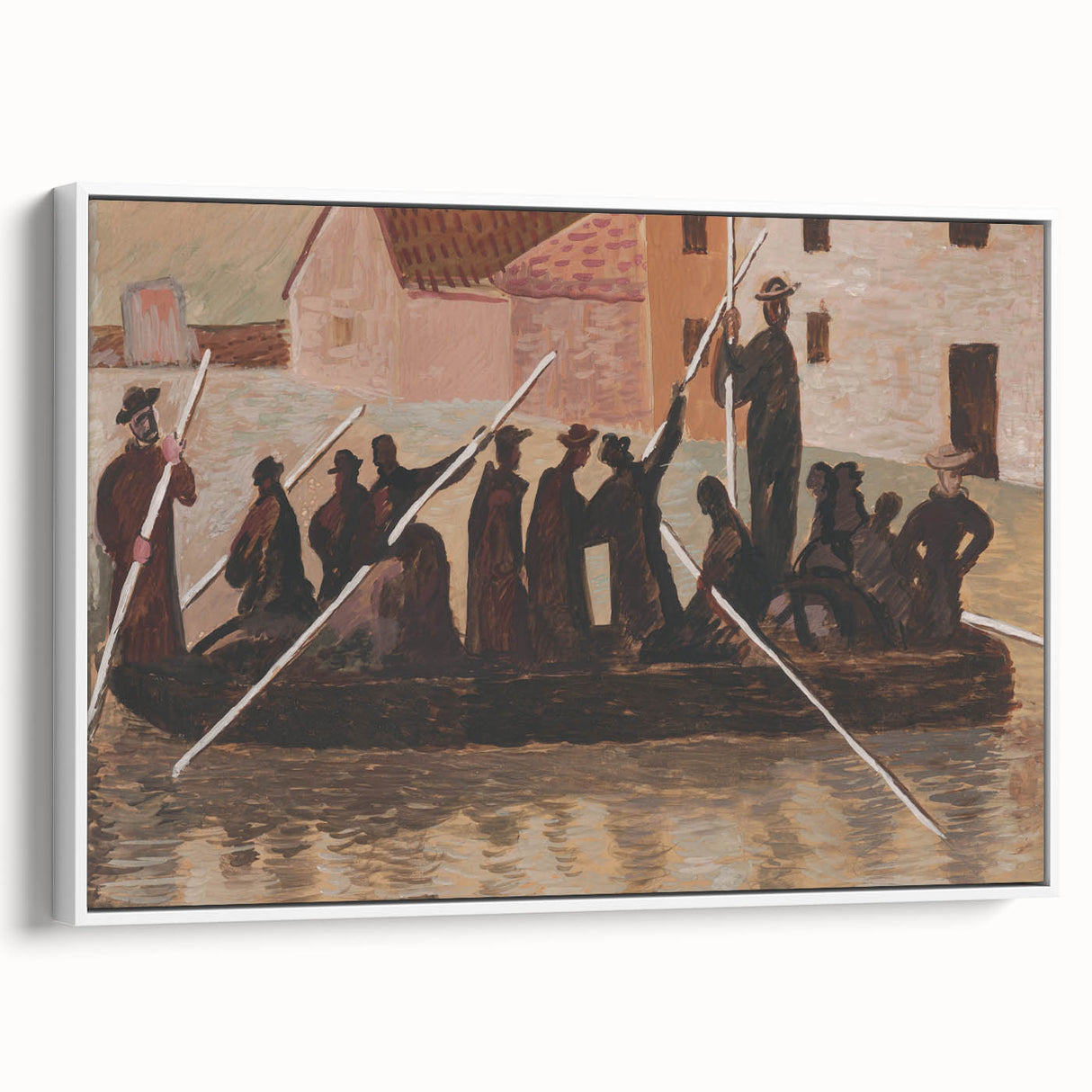 Modern Wall Art - The Flood by Cyprián Majerník - Rustic Nautical Decor
