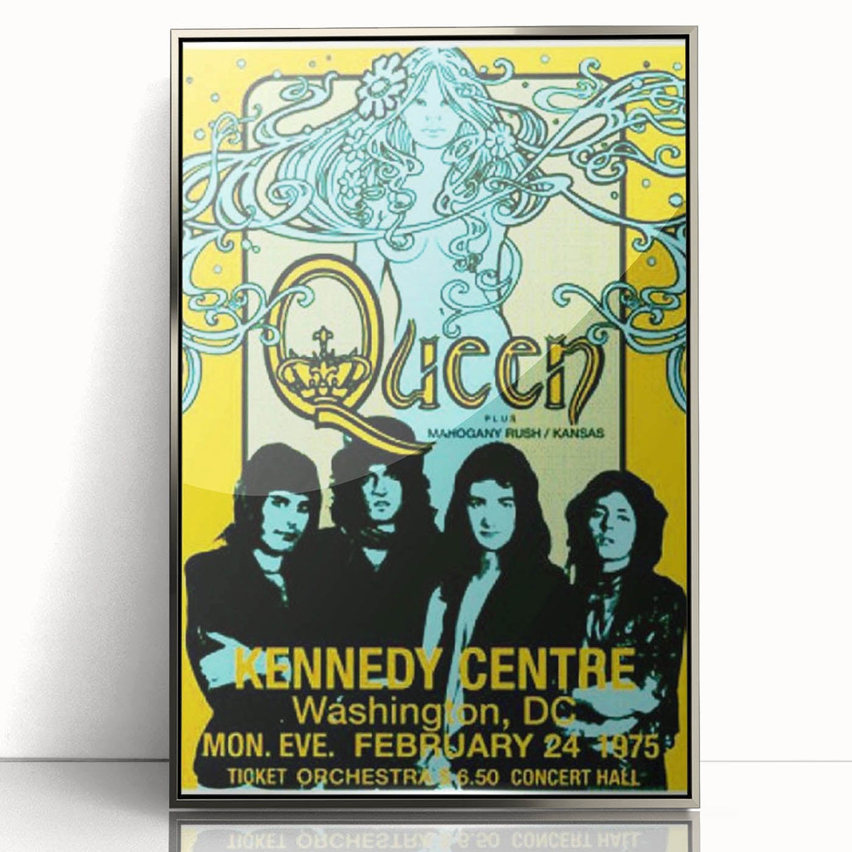 Queen 1975 Kennedy Centre Concert Poster – Washington D.C.