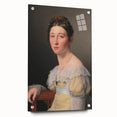 Romanticism Art: Portrait of Emilie Massmann by Eckersberg - Canvas Print