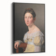 Romanticism Art: Portrait of Emilie Massmann by Eckersberg - Canvas Print
