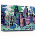 Abstract Expressionism – View of Dresden Cityscape Wall Art