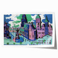 Abstract Expressionism – View of Dresden Cityscape Wall Art