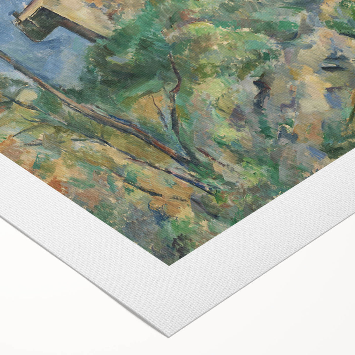 Cézanne Maison Maria with Château Noir - Impressionist Wall Art