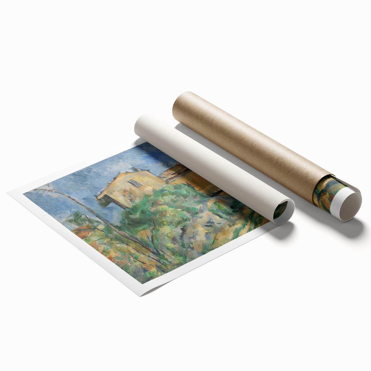 Cézanne Maison Maria with Château Noir - Impressionist Wall Art