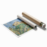 Cézanne Maison Maria with Château Noir - Impressionist Wall Art
