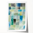 Modern Wall Art: Abstract Patchwork in Cool Tones – Tranquil Contemporary Decor