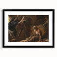 Romanticism Art: The Cave of Despair - Dramatic Historical Canvas Print