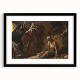 Romanticism Art: The Cave of Despair - Dramatic Historical Canvas Print