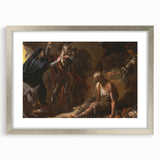 Romanticism Art: The Cave of Despair - Dramatic Historical Canvas Print