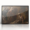 Romanticism Art: The Cave of Despair - Dramatic Historical Canvas Print