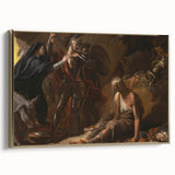 Romanticism Art: The Cave of Despair - Dramatic Historical Canvas Print