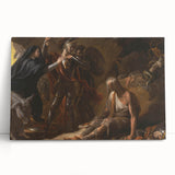 Romanticism Art: The Cave of Despair - Dramatic Historical Canvas Print