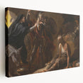 Romanticism Art: The Cave of Despair - Dramatic Historical Canvas Print