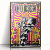 Queen Retro Poster Art - Bold Graphic Concert Print - Vintage Style