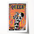 Queen Retro Poster Art - Bold Graphic Concert Print - Vintage Style