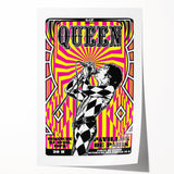 Queen Retro Poster Art - Bold Graphic Concert Print - Vintage Style